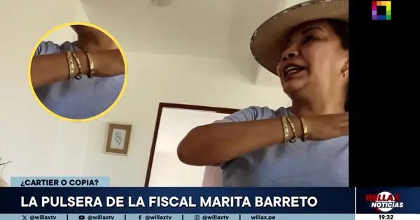 Barreto ostentaría pulsera Cartier de más de 6 mil euros