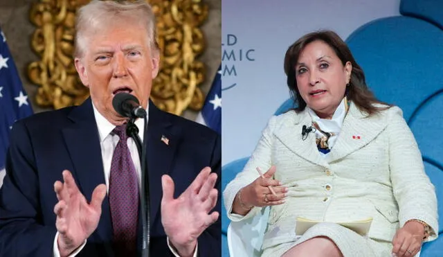 Dina Boluarte invita a Donald Trump a fortalecer lazos con Perú