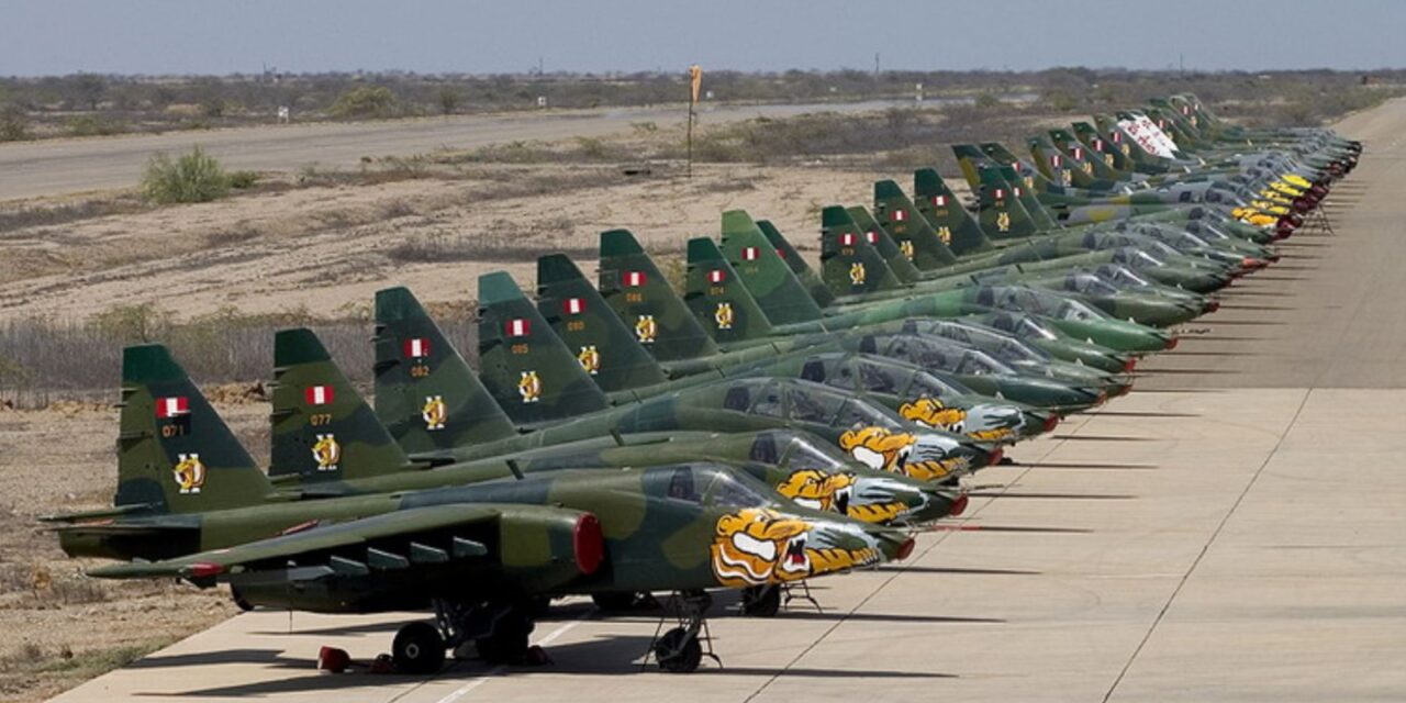 Estos son los aviones de guerra más potentes de la Fuerza Aérea del Perú