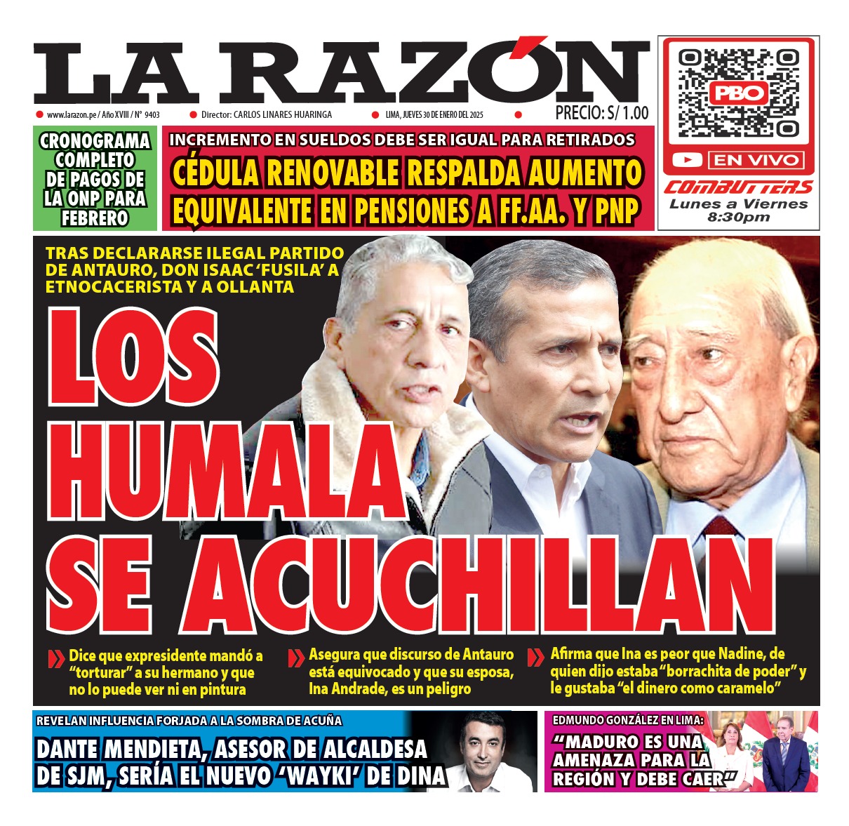 Portada La Razon