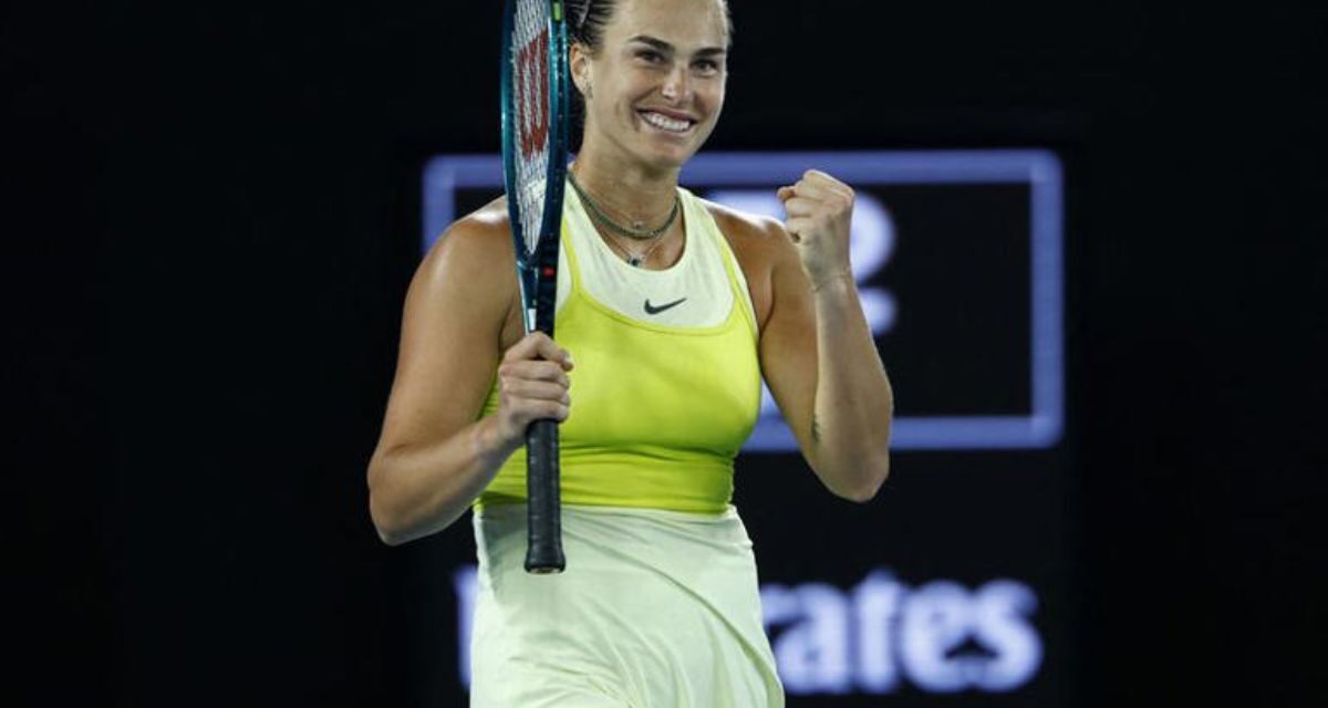 Aryna Sabalenka clasificó a la gran final del Abierto de Australia 2025