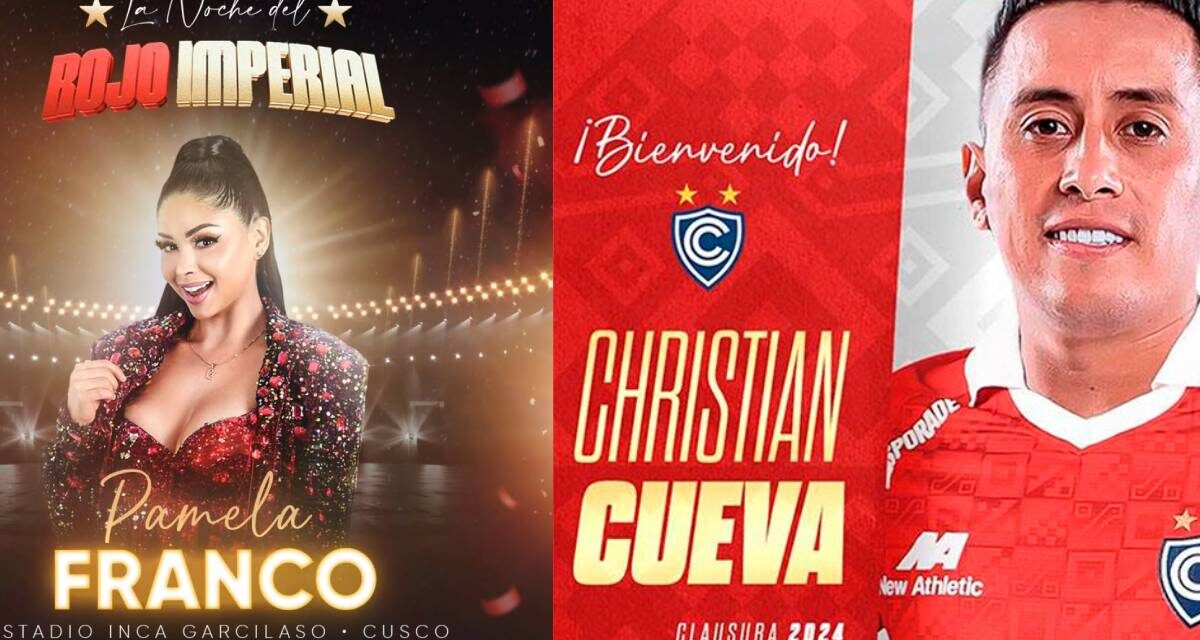 Christian Cueva estará en la Noche de Cienciano junto a Pamela Franco