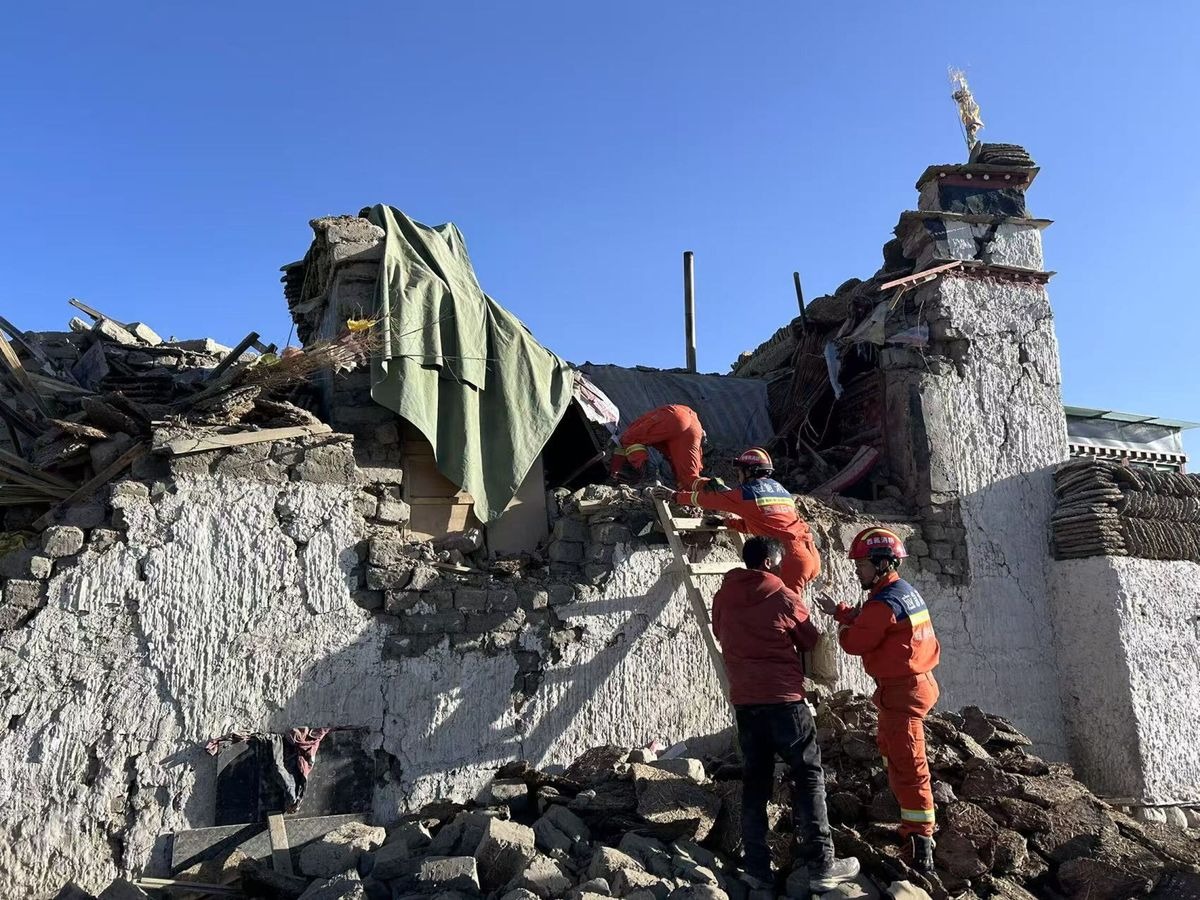 Terremoto de 6,8 en el Tíbet deja 126 muertos