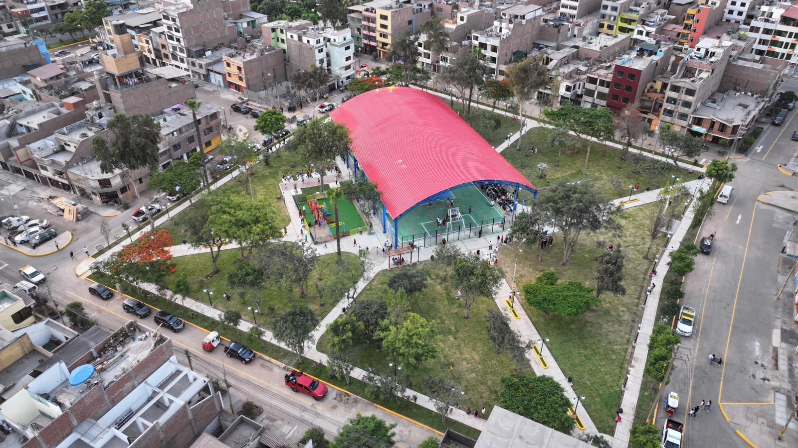 Majestuoso parque Humboldt se inauguró en Ceres II Etapa