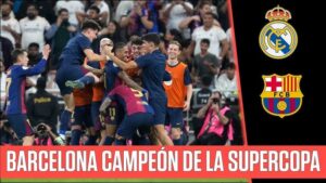 Barcelona ganó 5-2 al Real Madrid y es campeón de la Supercopa