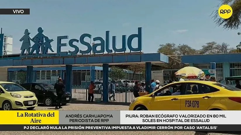 Piura: Roban ecógrafo de hospital EsSalud