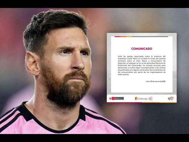 Indecopi abrió investigación en el meet and great de Messi