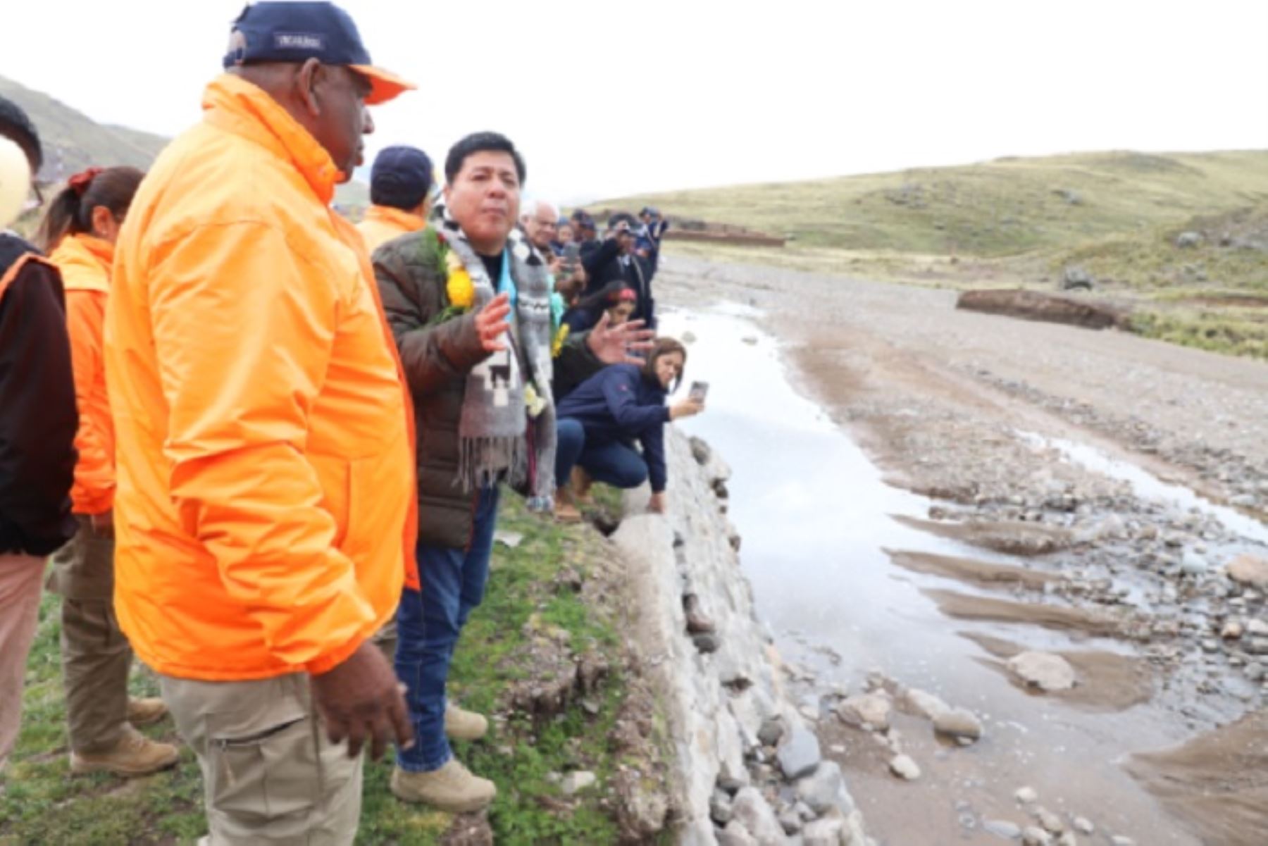 Indeci refuerza medidas de prevención en Santa Lucía, Puno, ante riesgo de inundaciones