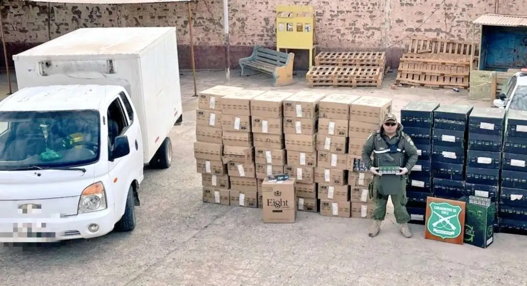 12 millones de cigarrillos ilegales con destino a Perú fueron incautados en Bolivia