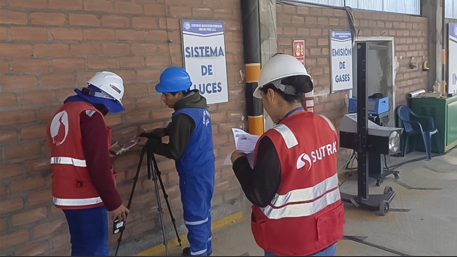 SUTRAN-MTC fiscaliza centros de inspección técnica vehicular y escuelas de conductores en Huancayo y Tarma