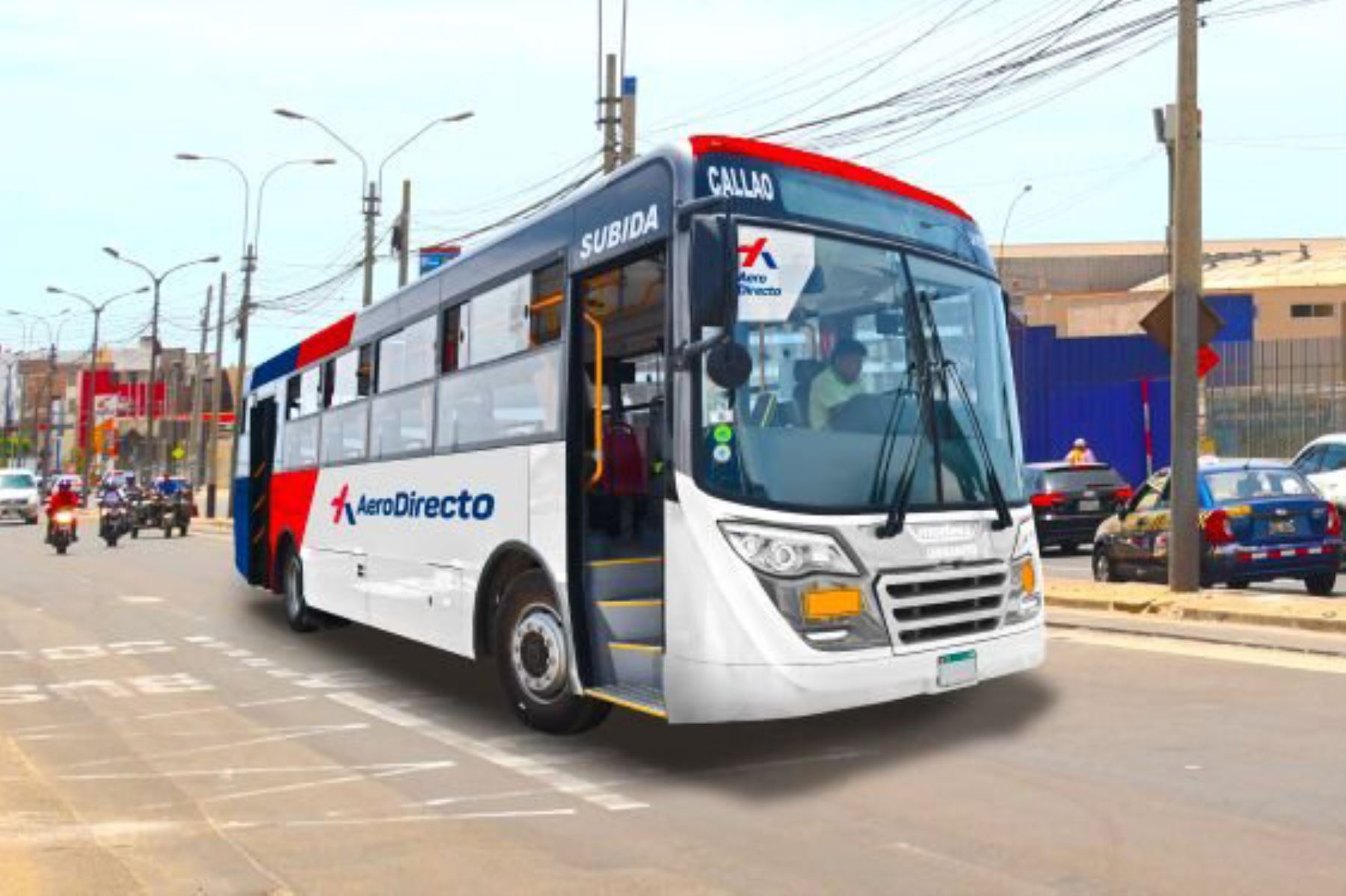 Rápido, moderno y con WiFi Así es el nuevo bus AeroDirecto