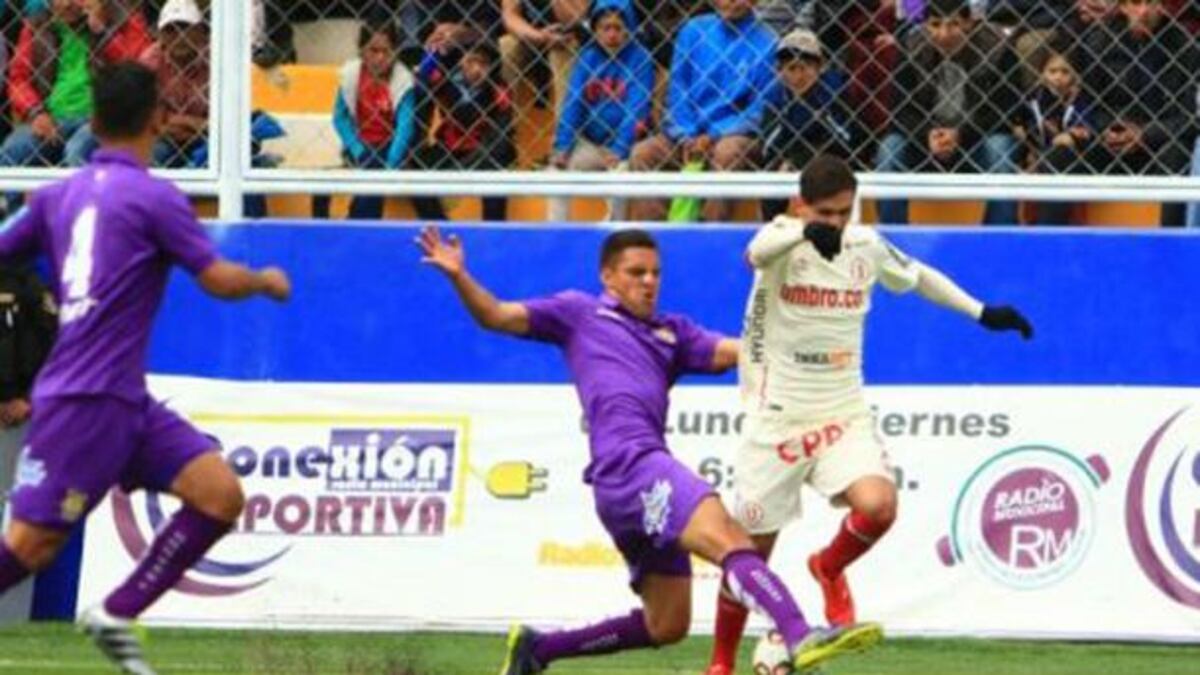 Universitario empató 1-1 con Comerciantes Unidos en Cajabamba