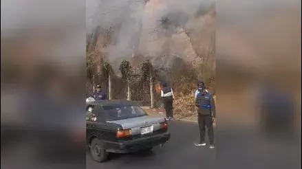 Chorrillos: Bomberos controlaron incendio en la Costa Verde