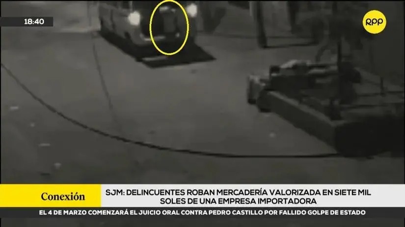 SJM: Delincuentes roban mercadería valorizada en 7 y 8 mil soles