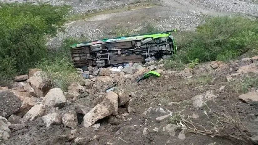 Ancash: Caída de bus interprovincial dejó varios pasajeros heridos