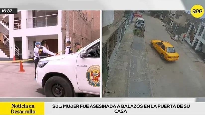 SJL: Mujer fue asesinada a balazos en la puerta de su vivienda