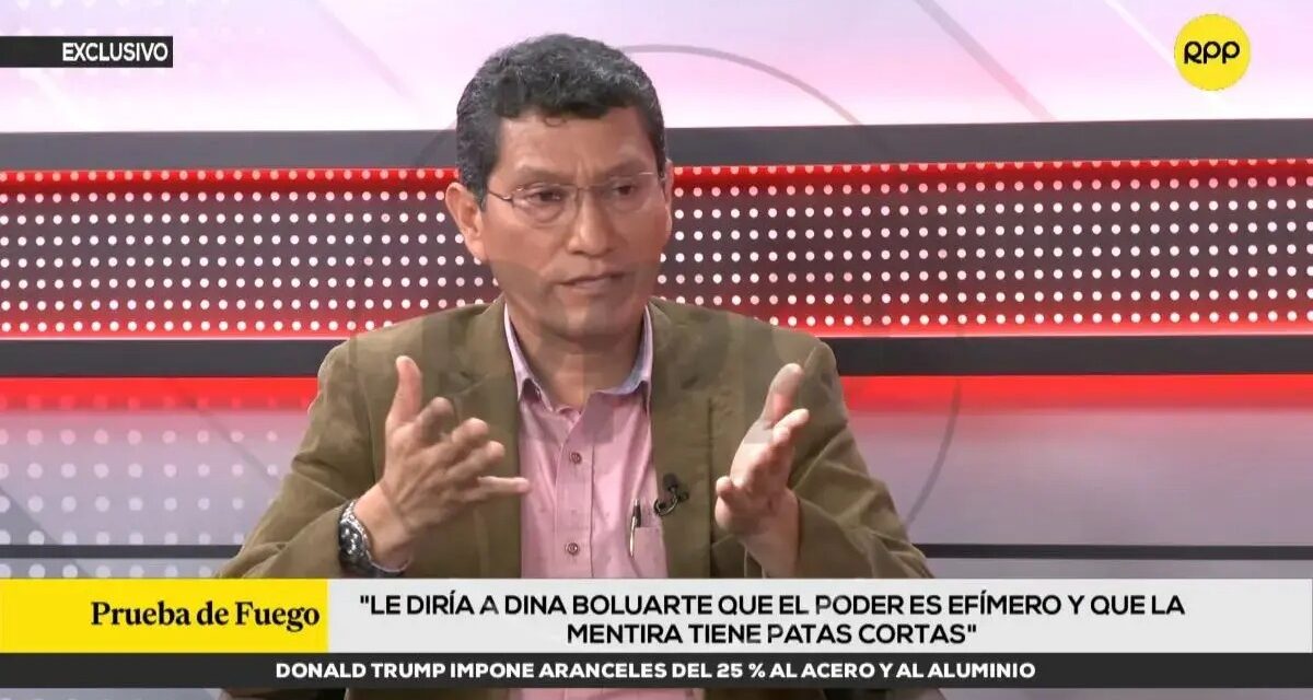 Harvey Colchado: "Tengo conocimiento de algunas actividades"