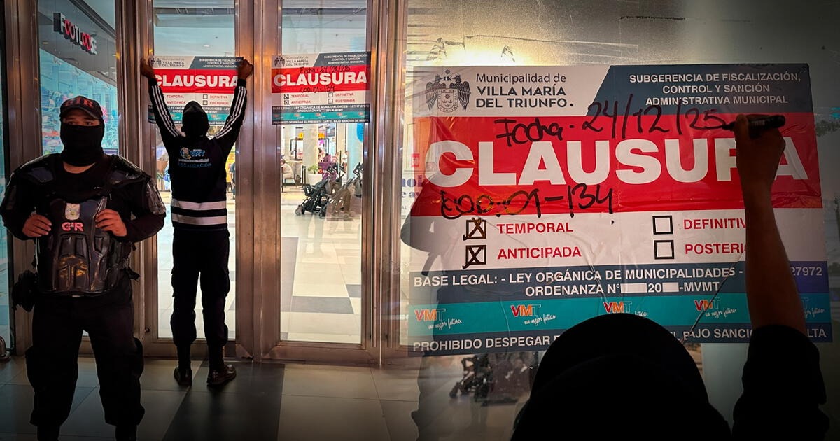 VMT: Real Plaza fue clausurado tras presentar deficiencias