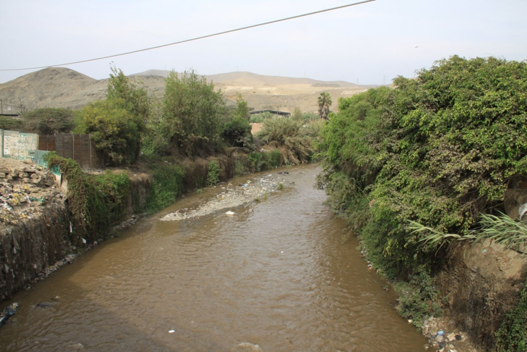 Río Chillón en alerta roja y el río Rímac lluvias aumentan el caudal