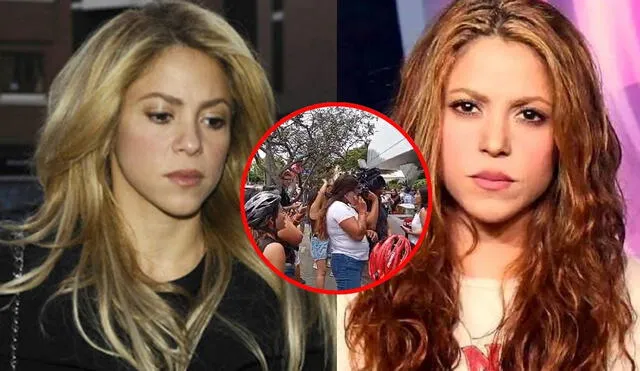 Fanáticos de Shakira llegan a la clínica para mostrar apoyo