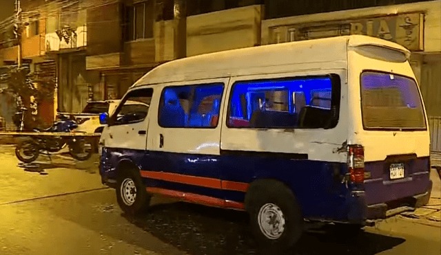 Santa Anita: Disparos a combi deja un muerto y un herido