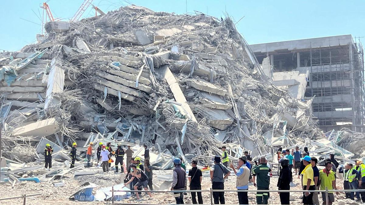 Terremoto de gran magnitud sacude Tailandia