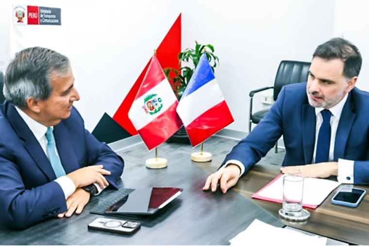 Perú y Francia evalúan inversiones en infraestructura