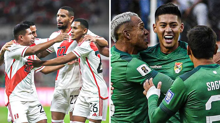 Perú se enfrenta a Bolivia en el Nacional