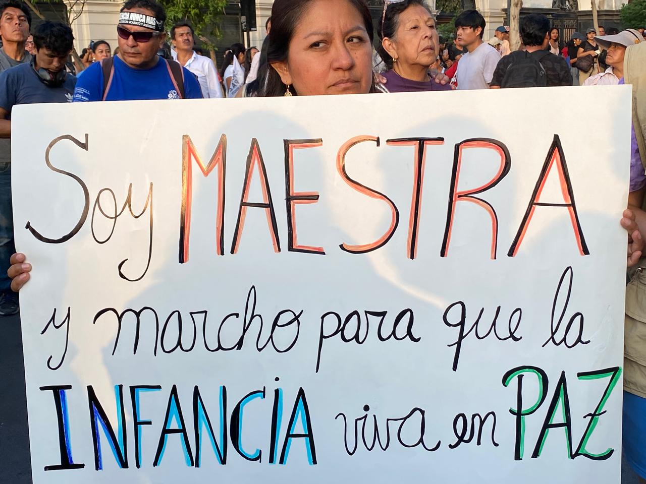 Cientos marcharon contra la inseguridad