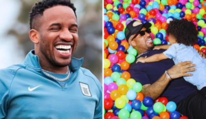 Jefferson Farfán lleva a su hija a su centro comercial KM40