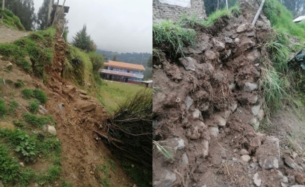 Precipitaciones causan estragos en colegios y centro de salud