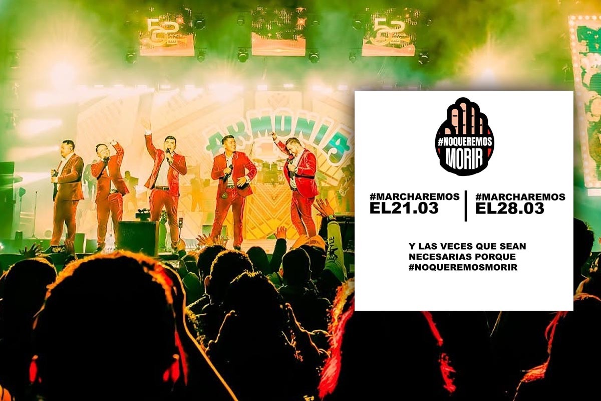 Armonía 10 y otras orquestas se sumarán a la marcha de hoy