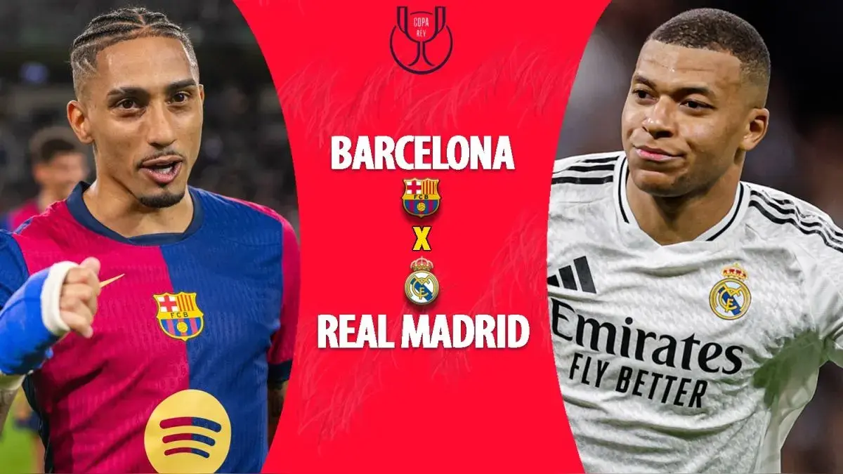 Real Madrid y Barcelonan se miden en la final de la Copa del Rey