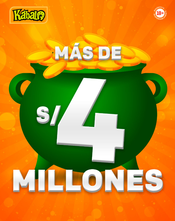 Peruano gana más de 4 millones de soles en el pozo de la Kábala