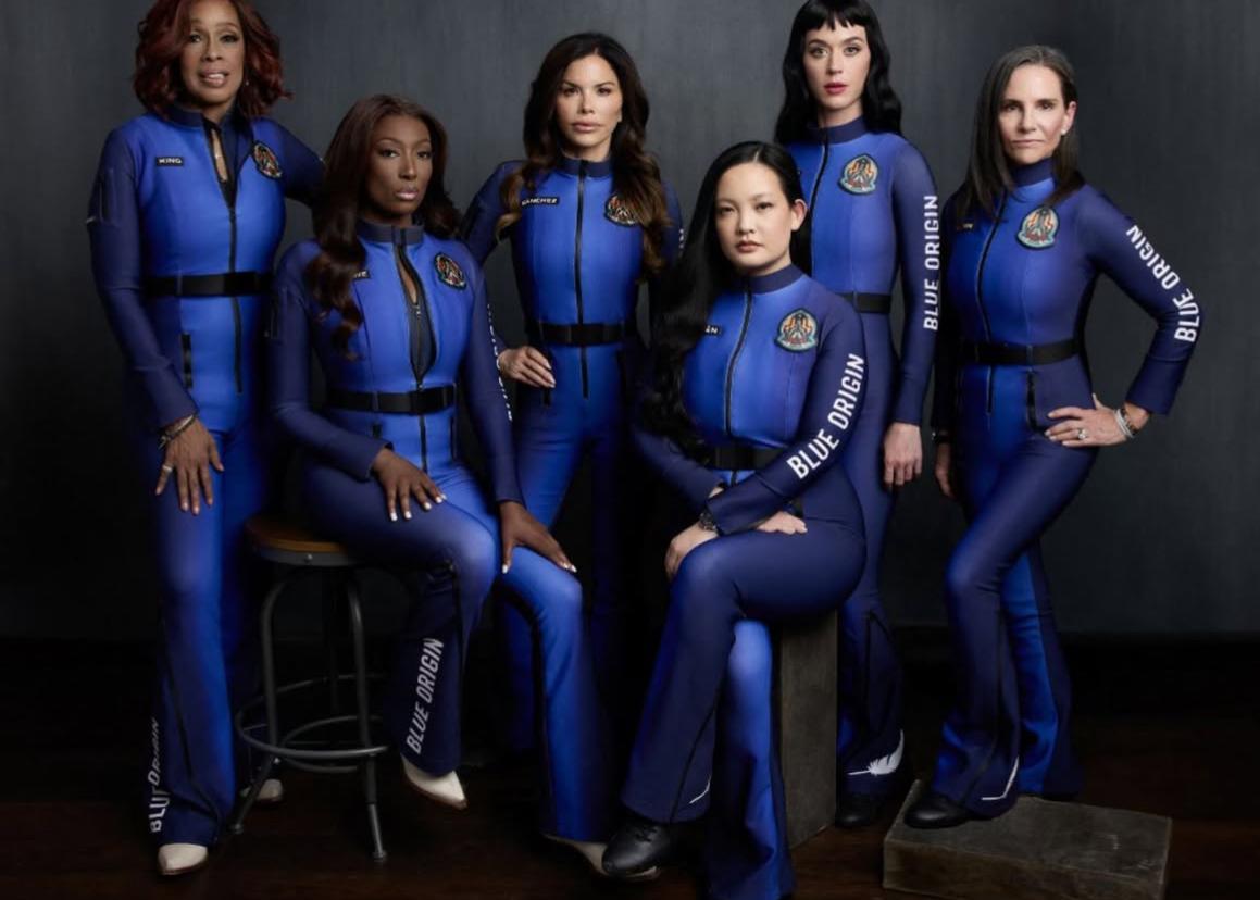 Katy Perry viajó al espacio