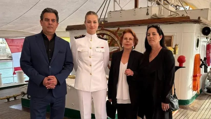 La princesa Leonor da el pésame a la familia de Mario Vargas Llosa