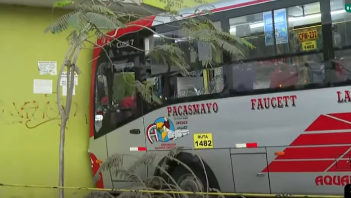 Sicarios balean a un chofer de bus en SMP