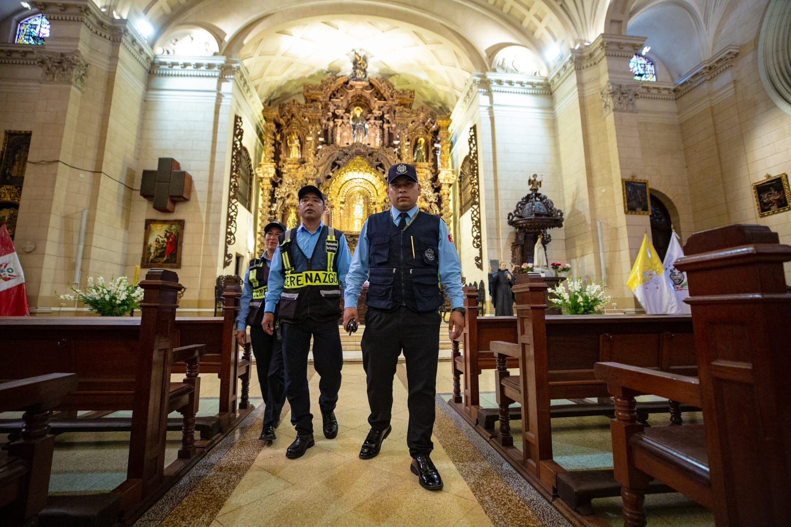 San Isidro: Inspeccionan medidas de seguridad en iglesias ante actividades por Semana Santa
