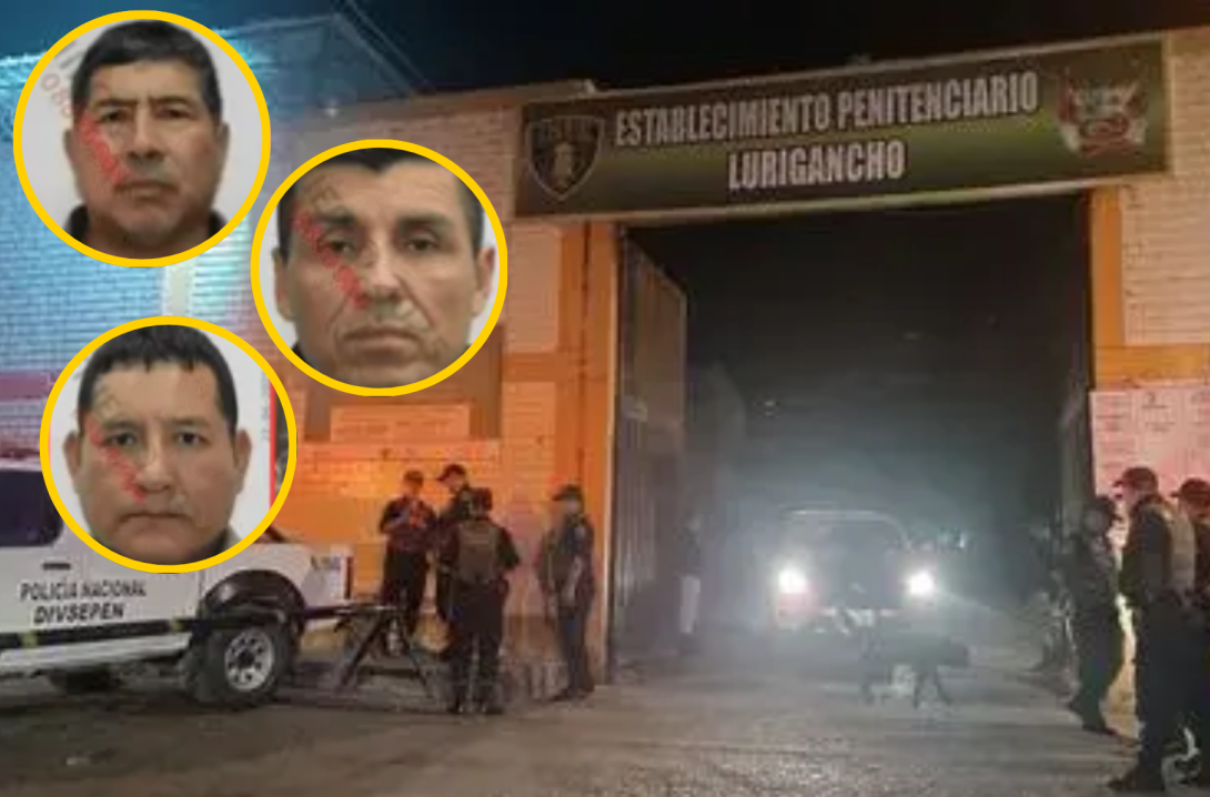 Caen tres agentes del INPE por fuga en penal de Lurigancho