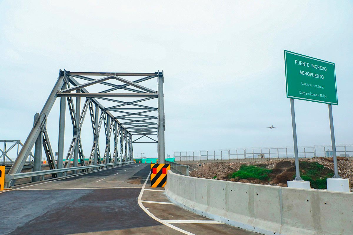 Mejoras en accesos al nuevo aeropuerto Jorge Chávez
