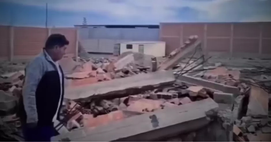 Padre denuncia a hijas por demoler su casa en Arequipa