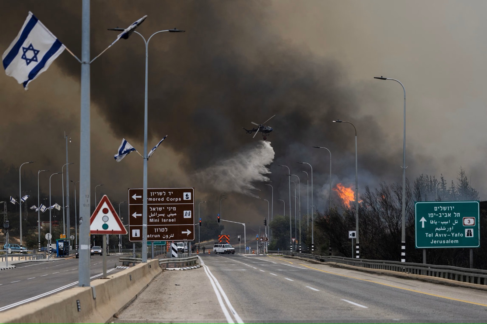 Alerta máxima en Israel por incendios devastadores alrededor de Jerusalén