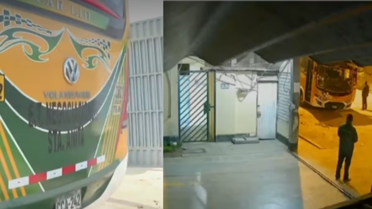 Bus de empresa Santa Anita fue atacado con un explosivo