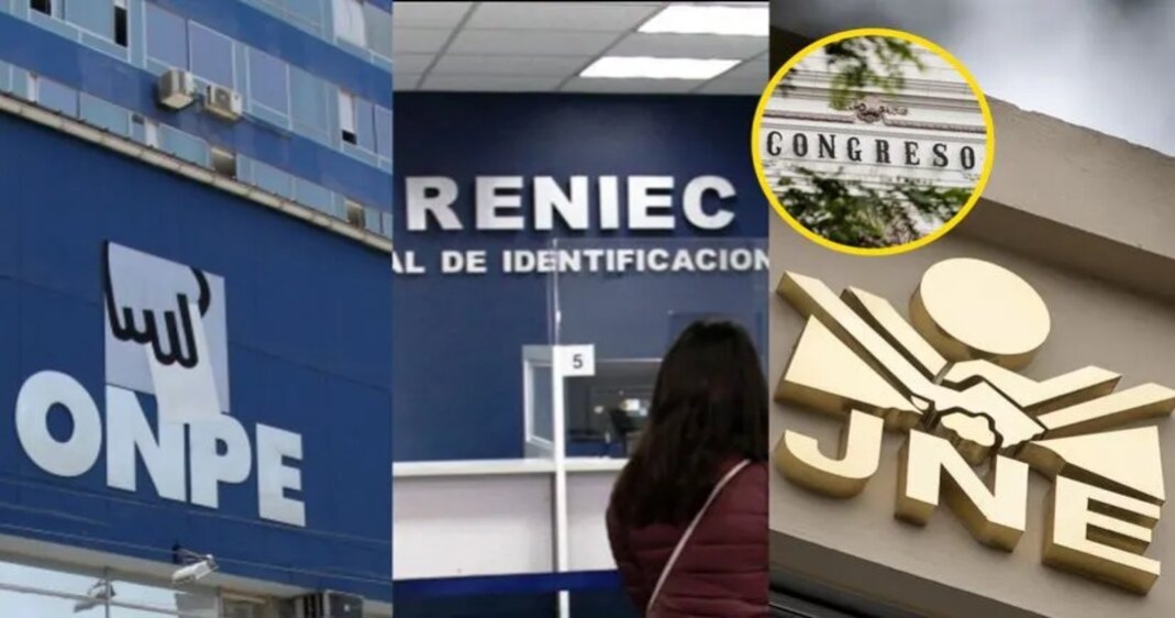 Congreso cita a jefes de JNE, ONPE y Reniec