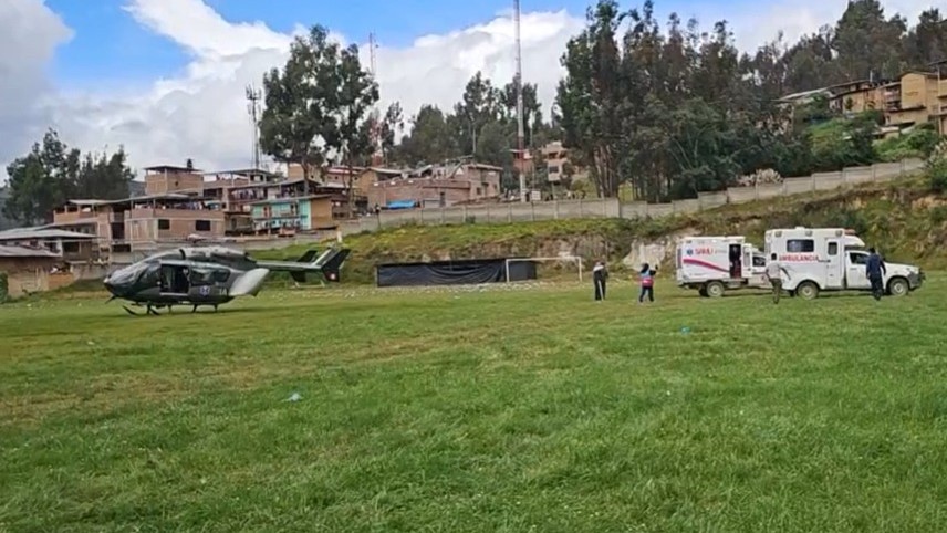 Policías heridos en enfrentamiento en Pataz evacuados a Trujillo