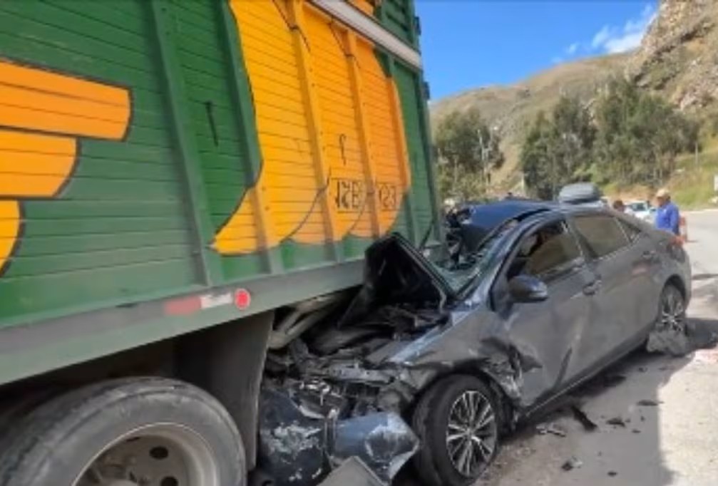 Accidente en Paccha deja tres heridos