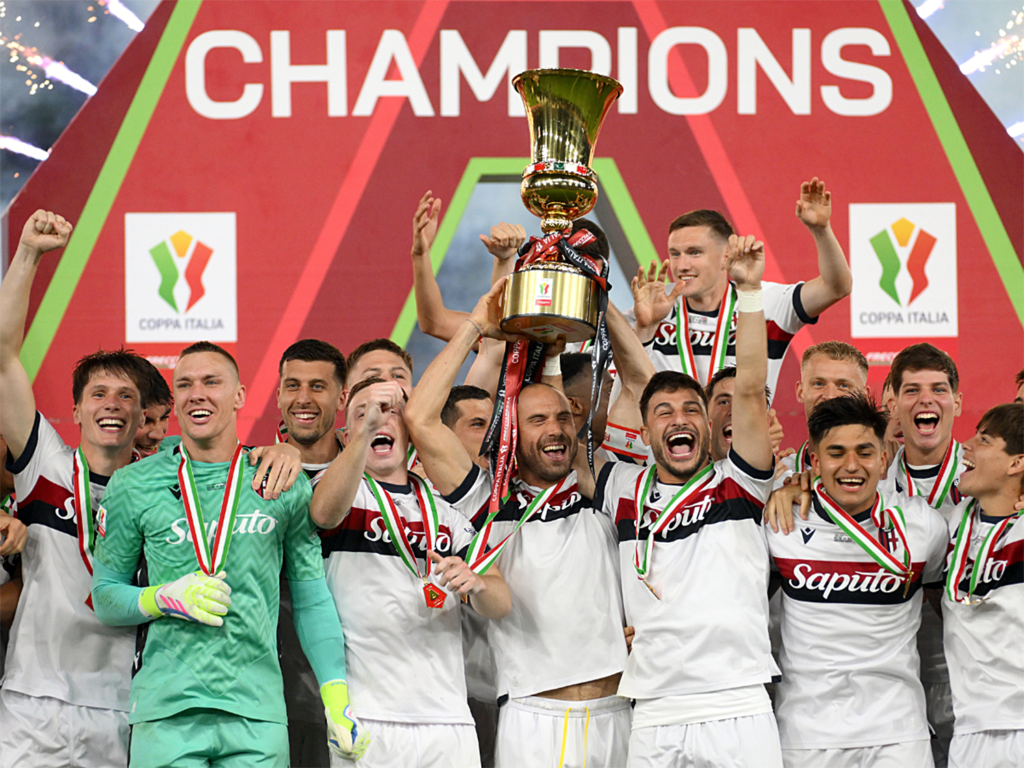 Bologna campeón de la Copa de Italia luego de 51 años