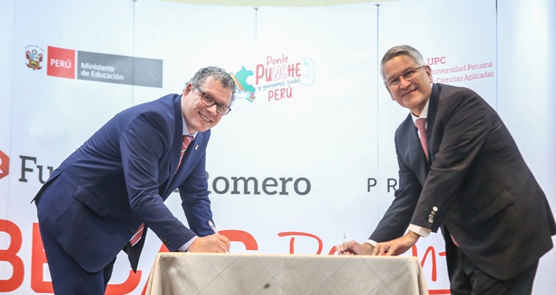 Minedu: ‘Abraza tu cole’ supera S/ 800,000 en donaciones del sector privado