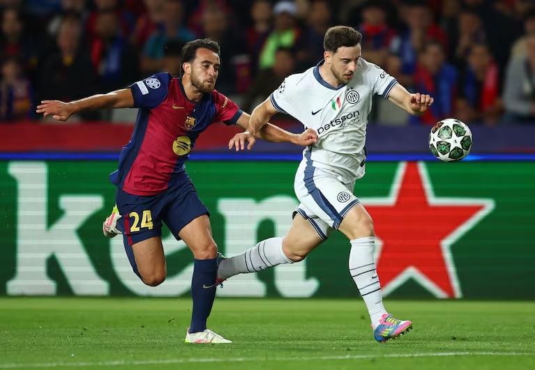 Barcelona e Inter jugaron un partidazo en las semis de UCL