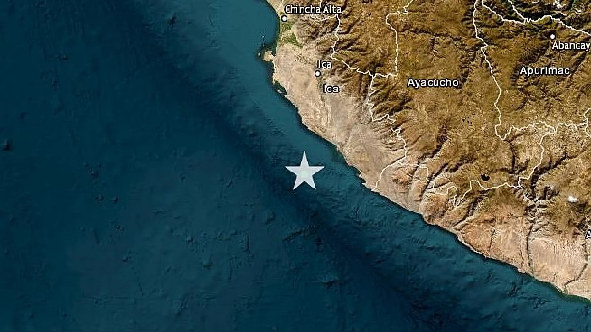 Un sismo de magnitud 4.2 remeció la región Ica esta madrugada